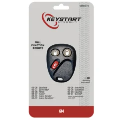 KeyStart Self Programmable Remote Automotive Replacement Key GM029 Double For GM