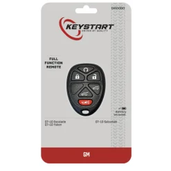 KeyStart Self Programmable Remote Automotive Replacement Key GM008 Double For GM