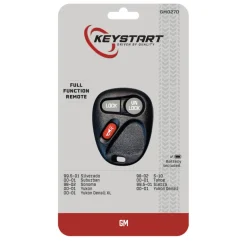KeyStart Self Programmable Remote Automotive Replacement Key GM027 Double For GM