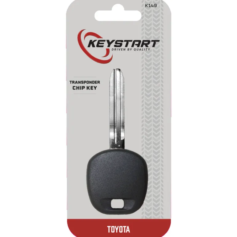 KeyStart Transponder Key Automotive Chipkey TOY44DPT Double For Toyota