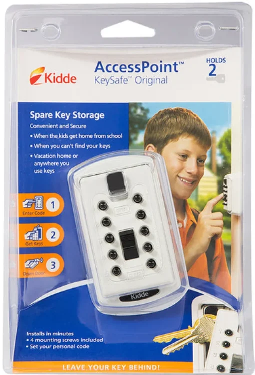 Kidde 001370 2 Key Pushbutton Keysafe Assorted Colors