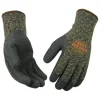 Kinco Frost Breaker Men's Indoor/Outdoor Thermal Dipped Gloves Camouflage L 1 pair