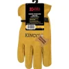 Kinco Men's Indoor/Outdoor Driver Gloves Gold L 1 pair