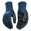 Kinco Men's Indoor/Outdoor Grip Gloves Blue/Gray L 1 pair