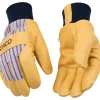 Kinco Men's Outdoor Knit Wrist Work Gloves Yellow XL 1 pair