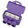King Innovation AlumiConn Aluminium Wire Aluminum to Copper Lug Purple 2 pk