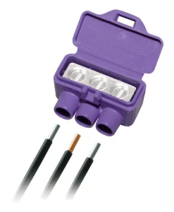 King Innovation AlumiConn Aluminium Wire Aluminum to Copper Lug Purple 2 pk