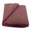 King Tarpaulin 8 ft. W X 10 ft. L Heavy Duty Canvas Tarpaulin Brown