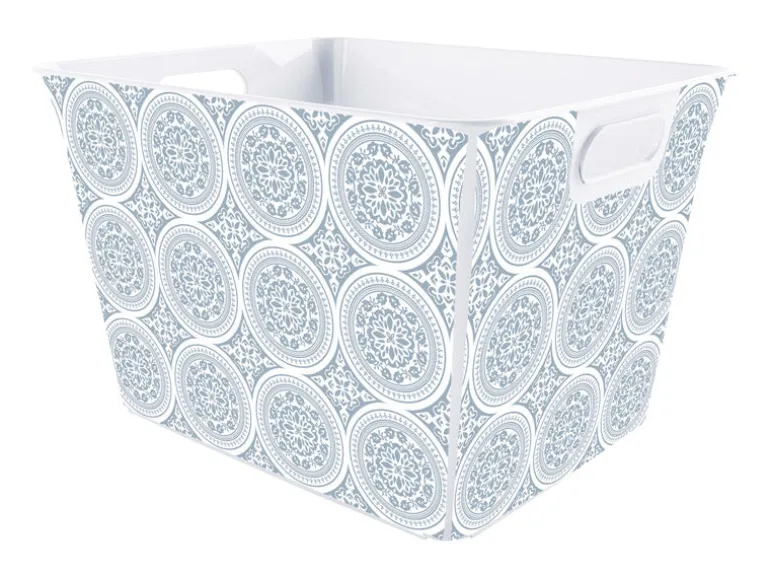 KIS 10 in. H X 12-1/2 in. W X 15-5/16 in. D Stackable Storage Basket (Pack of 5)