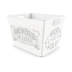 KIS 10 in. H x 12-1/2 in. W x 15-5/16 in. D Stackable Storage Basket (Pack of 5)