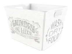 KIS 10 in. H x 12-1/2 in. W x 15-5/16 in. D Stackable Storage Basket (Pack of 5)