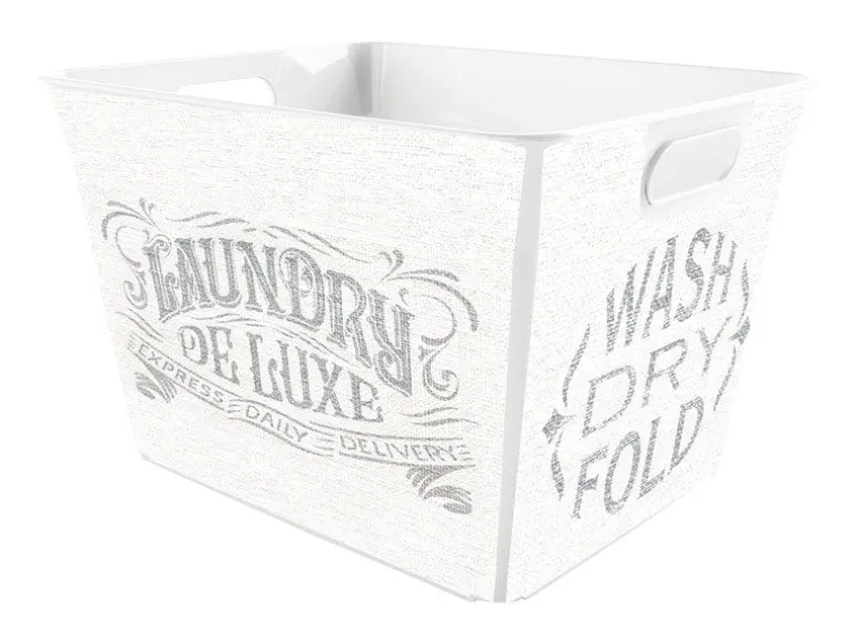 KIS 10 in. H x 12-1/2 in. W x 15-5/16 in. D Stackable Storage Basket (Pack of 5)