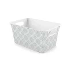 KIS 5-1/2 in. H x 7-1/2 in. W x 11-1/2 in. D Stackable Storage Basket (Pack of 6)