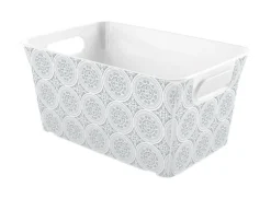 KIS 5-1/2 in. H x 7-1/2 in. W x 11-1/2 in. D Stackable Storage Basket (Pack of 6)