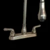 Kitchen Faucet 8" Plastic Kitchen Pull-Down W/ Teapot Hdls Nickel