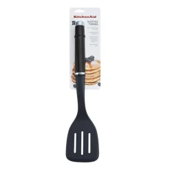 KitchenAid 3.5 in. W x 8.5 in. L Black ABS/Nylon Slotted Turner