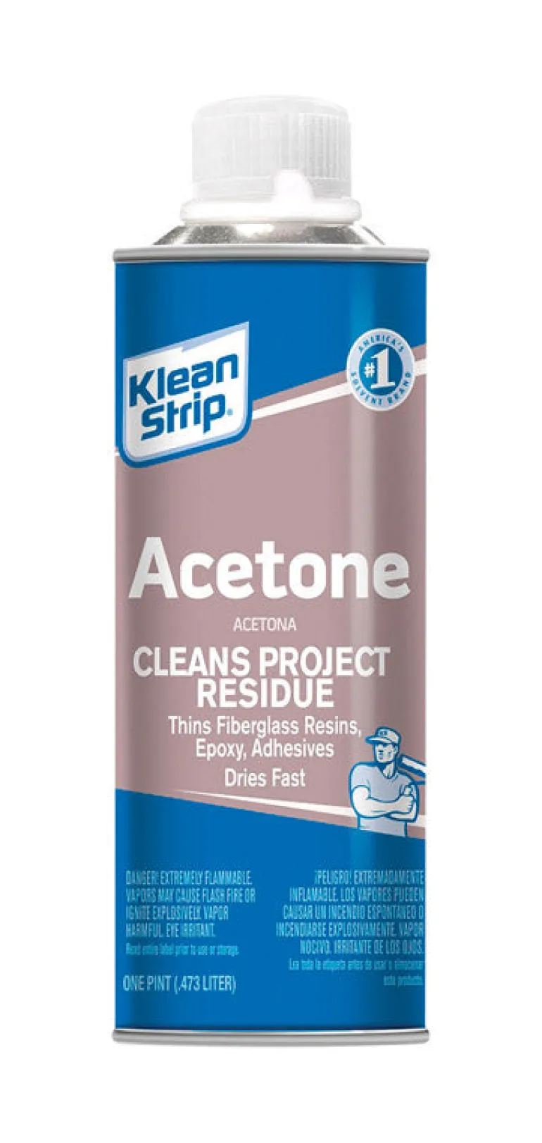 Klean Strip Acetone 1 pt. (Pack of 6)
