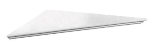 Knape & Vogt 3/4 in. H X 17 in. W X 17 in. D White Wood Corner Shelf