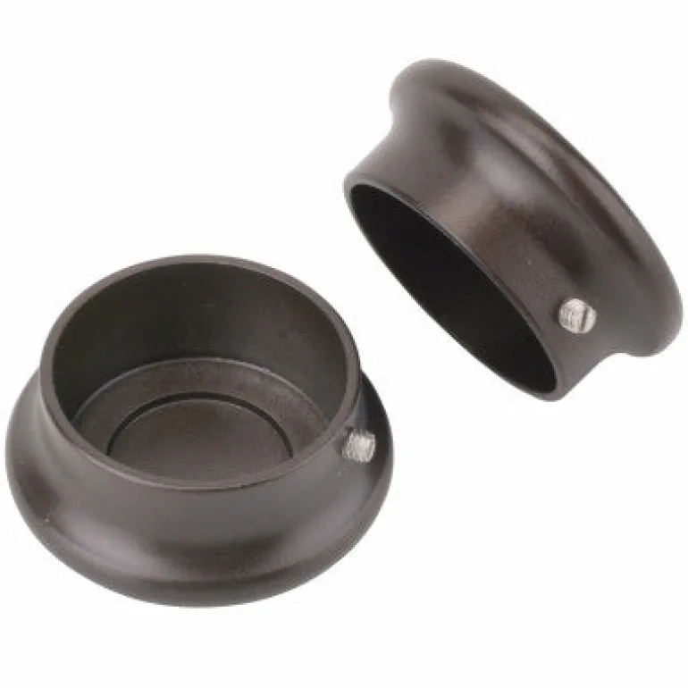 Knape & Vogt Closet Pole 1-5/16" Bronze White Chrome