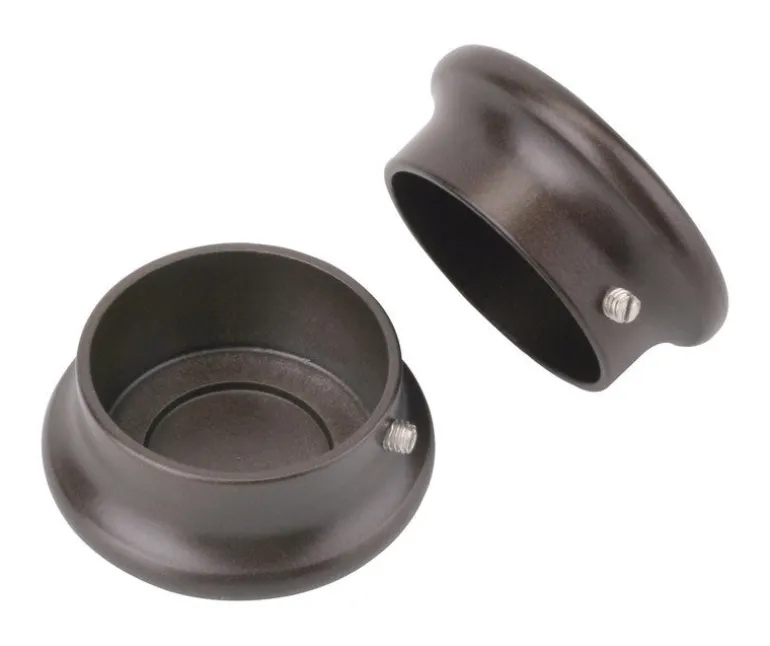 Knape & Vogt Closet Pole 1-5/16" Bronze White Chrome