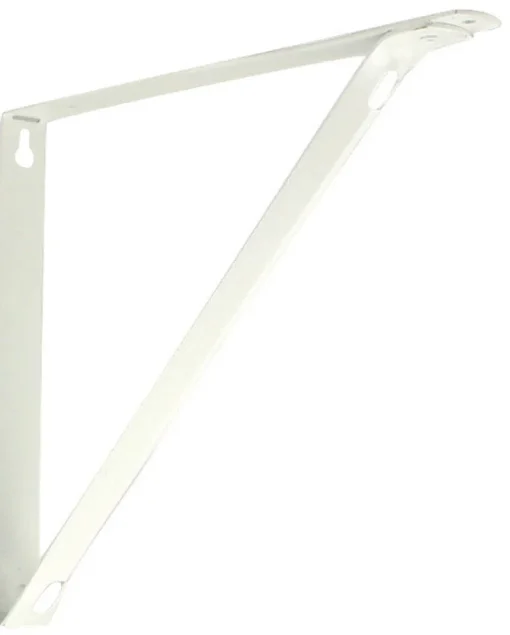 Knape & Vogt Closet Pro White Steel Bracket N/A Ga. 10.25 In. L 250 Lb.