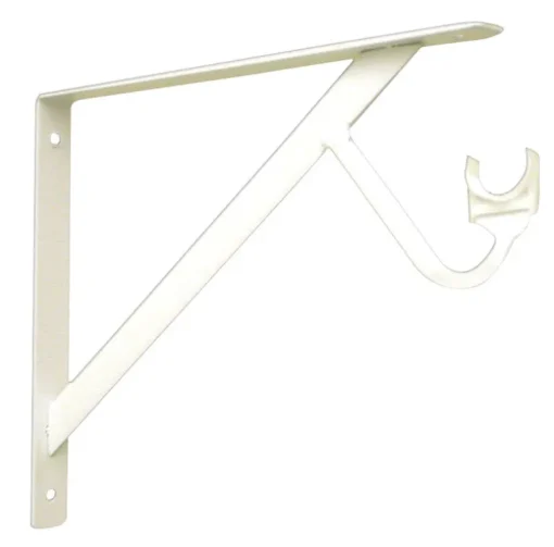 Knape & Vogt John Sterling White Steel Bracket 12 Ga. 11-1/4 in. L 500 lb