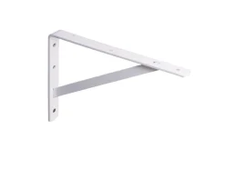 Knape & Vogt White Steel Bracket 16 In. L 600 Lb.