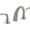 Kohler Brushed Nickel Widespread Bathroom Sink Faucet 8in. to 16 in.