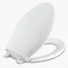 Kohler Cachet Slow Close Elongated White Plastic Toilet Seat