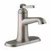 Kohler Georgeson Brushed Nickel Single-Handle Bathroom Sink Faucet 4 in.
