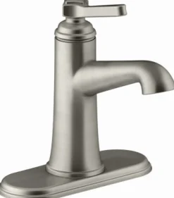 Kohler Georgeson Brushed Nickel Single-Handle Bathroom Sink Faucet 4 in.