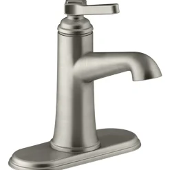 Kohler Georgeson Brushed Nickel Single-Handle Bathroom Sink Faucet 4 in.