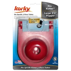 Korky Class Five Toilet Flapper Red For Kohler