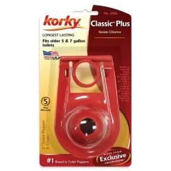 Korky Classic Plus Toilet Flapper Red Rubber