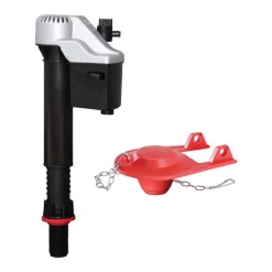 Korky QuietFILL Platinum Red Universal Fill Valve & Flapper Kit 13-1/2 H x 2 Dia. in.