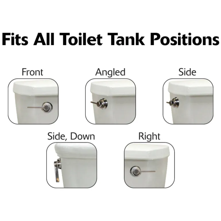 Korky StrongARM Classic Style, Brushed Nickel Flush Handle