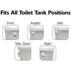 Korky StrongARM Wave White Flush Handle