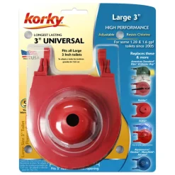 Korky Toilet Flapper Red For Universal