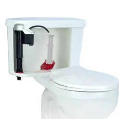 Korky Universal Fit Adjustable QuietFILL Toilet Fill Valve and 2 in. Flapper Kit