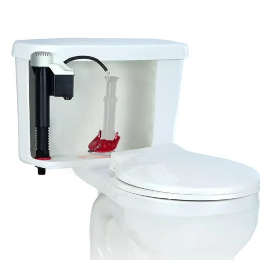 Korky Universal Fit Adjustable QuietFILL Toilet Fill Valve and 2 in. Flapper Kit