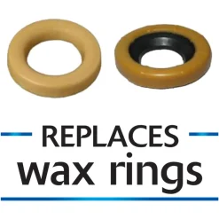 Korky Wax Free Toilet Seal Rubber and Foam For Universal