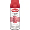 Krylon Cranberry Red Translucent Stained Glass Spray Paint 11.5 oz. for Indoor Decorating