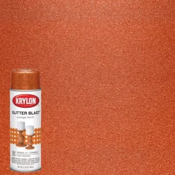 Krylon Glitter Blast Orange burst Spray Paint 5.75 oz (Pack of 6)