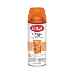 KRYLON Orange Tangerine Glass Aerosol Spray Paint 11.5 oz.