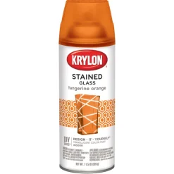 KRYLON Orange Tangerine Glass Aerosol Spray Paint 11.5 oz.