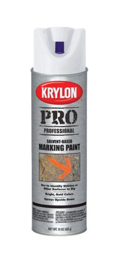 Krylon Pro White Field Marker Line 15 oz. (Pack of 6)