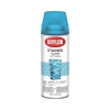 Krylon Soft Blue Solvent Cleanup Smooth Translucent Stained Glass Spray Paint 11.5 oz.