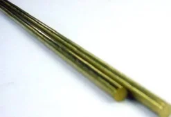 K&S 0.020 in. D X 12 in. L Brass Rod 5 pk