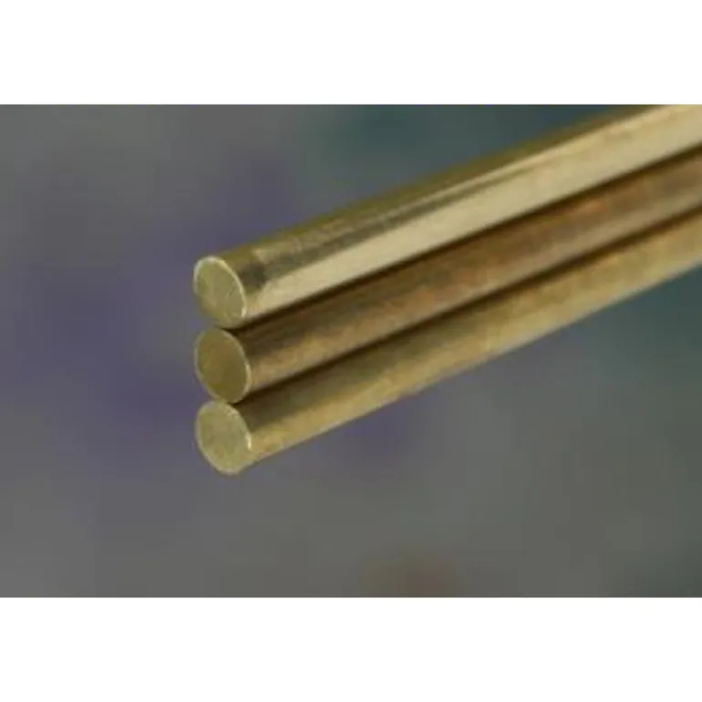 K&S 1/8 in. D X 12 in. L Brass Rod 1 pk