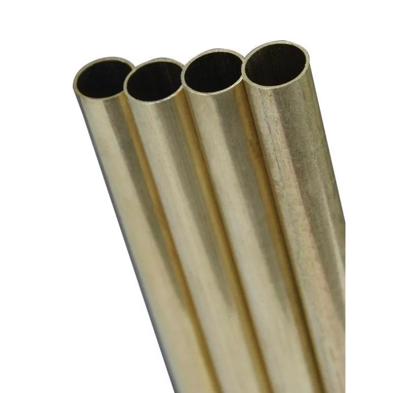 K&S 3/32 in. D X 12 in. L Round Brass Tube 3 pk